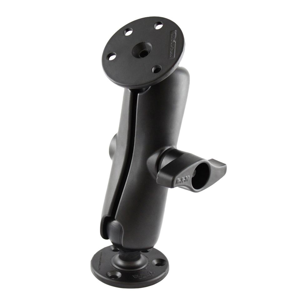 RAM Dubbele Bal Montage met Twee Grote Ronde Platen - D Maat Medium - RAM Mounts RAM-D-101U afbeelding 1