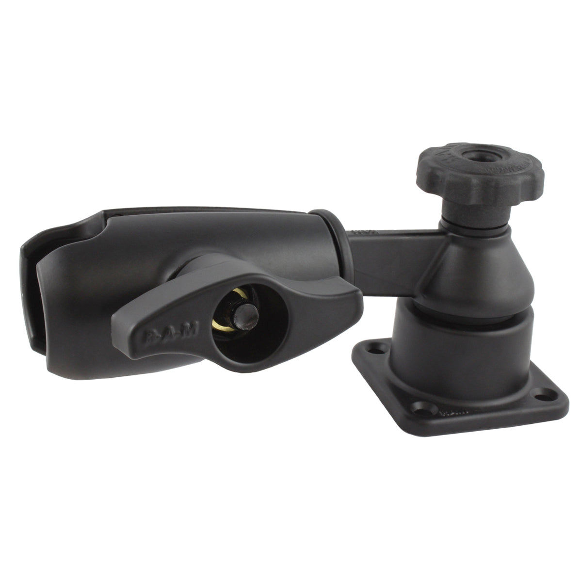 RAM horizontale swing arm mount met enkele socket arm - RAM Mounts RAM-D-109HS-4U