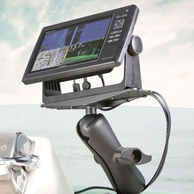RAM grote marienelektronica montage met RAM Hi-Torq Sleutel - Medium - RAM Mounts RAM-D-111-KNOB9HU afbeelding 2