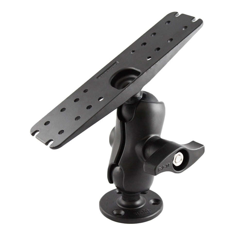 RAM grote maritieme elektronica montage met jam nut kort - RAM Mounts RAM-D-111U-C-MI1