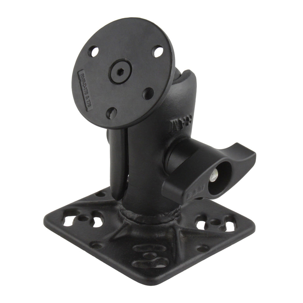 RAM drill down montage met staal versterkte grote ronde plaat - RAM Mounts RAM-D-112-D-IN1