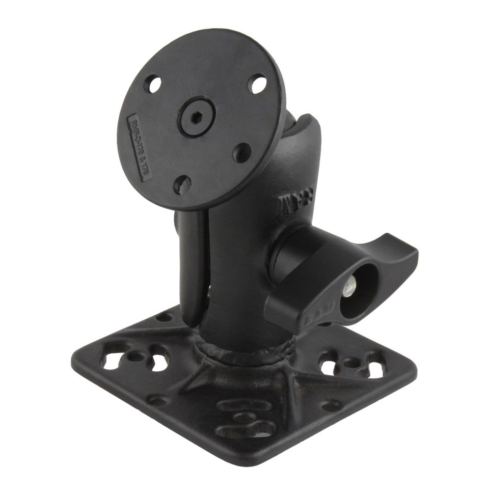 RAM Drill-Down Montage met Staal Versterkte Grote Ronde Plaat - RAM Mounts RAM-D-112-D-IN1 afbeelding 1
