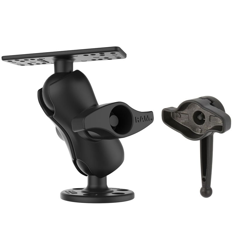 RAM Marine Electronics Mount met RAM Hi-Torq™ Sleutel - RAM Mounts RAM-D-115-C-KNOB9H afbeelding 2