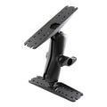 RAM dubbele bal montage met twee grote maritieme elektronische platen - RAM Mounts RAM-D-133U