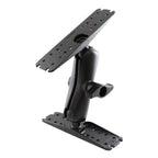 RAM dubbele bal montage met twee grote maritieme elektronische platen - RAM Mounts RAM-D-133U