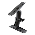 RAM Dubbele Bal Montage met Twee Grote Maritieme Elektronische Platen - RAM Mounts RAM-D-133U afbeelding 1