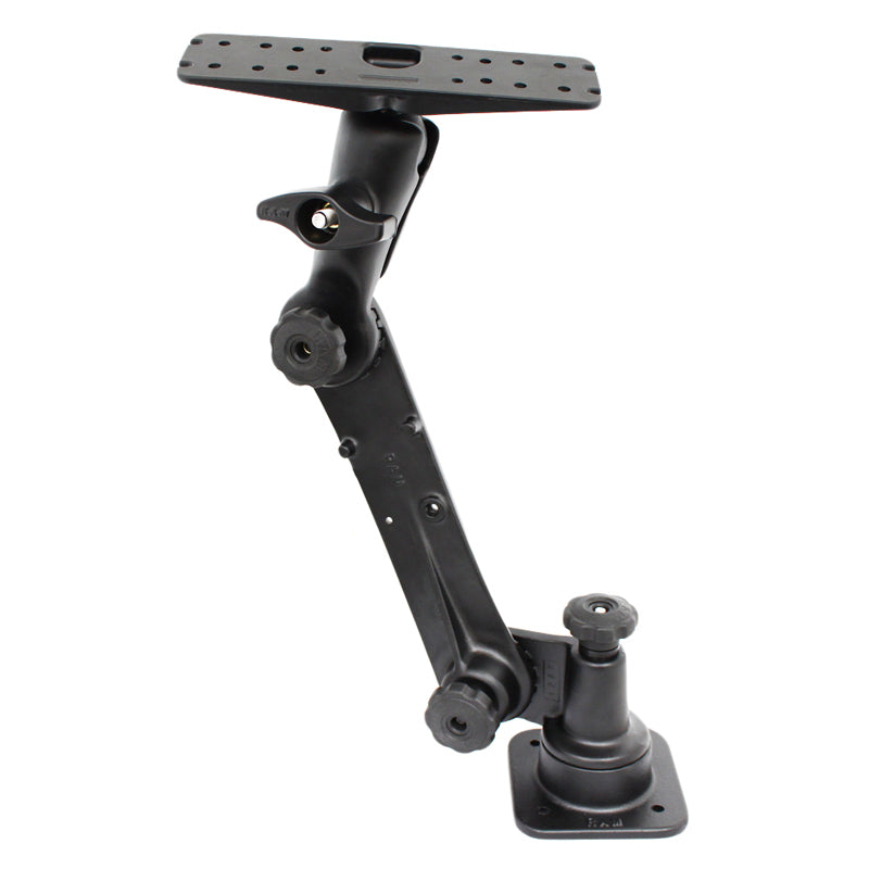 RAM ratchet uitgebreide horizontale montage met grote elektronica plaat - RAM Mounts RAM-D-162H-MC1
