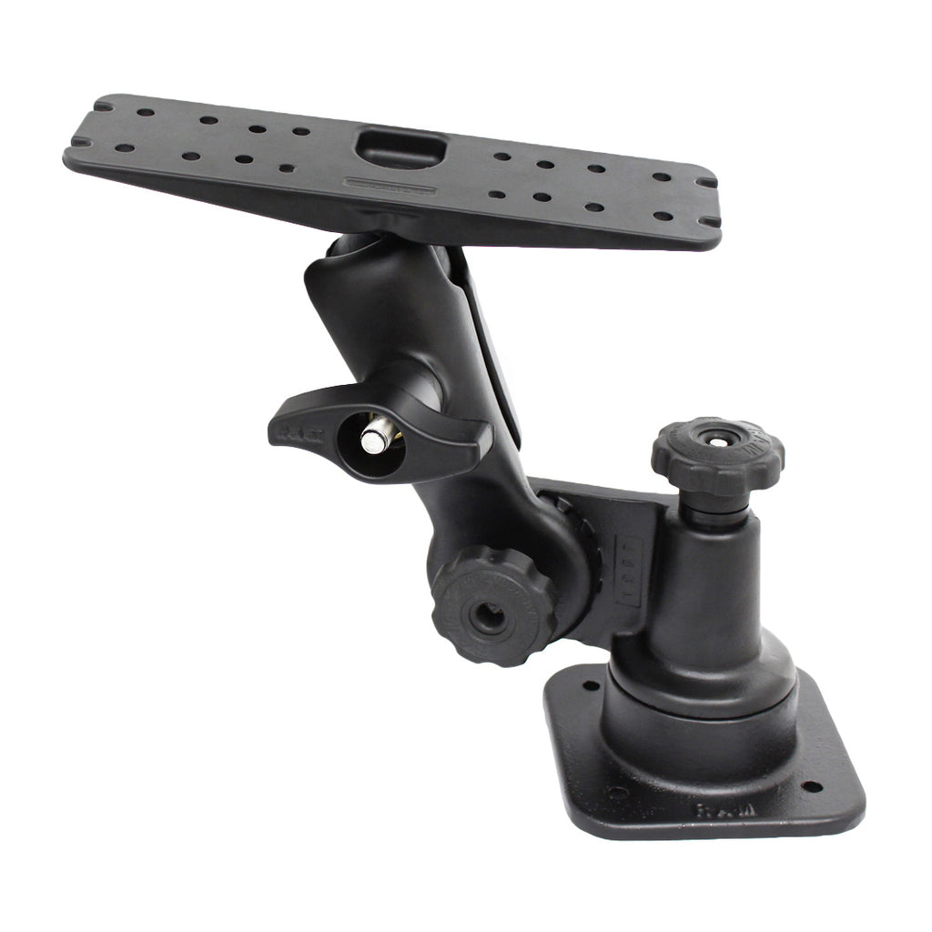 RAM Ratchet™ Horizontale Montage met Grote Elektronica Plaat - RAM Mounts RAM-D-162H-MC5 afbeelding 1
