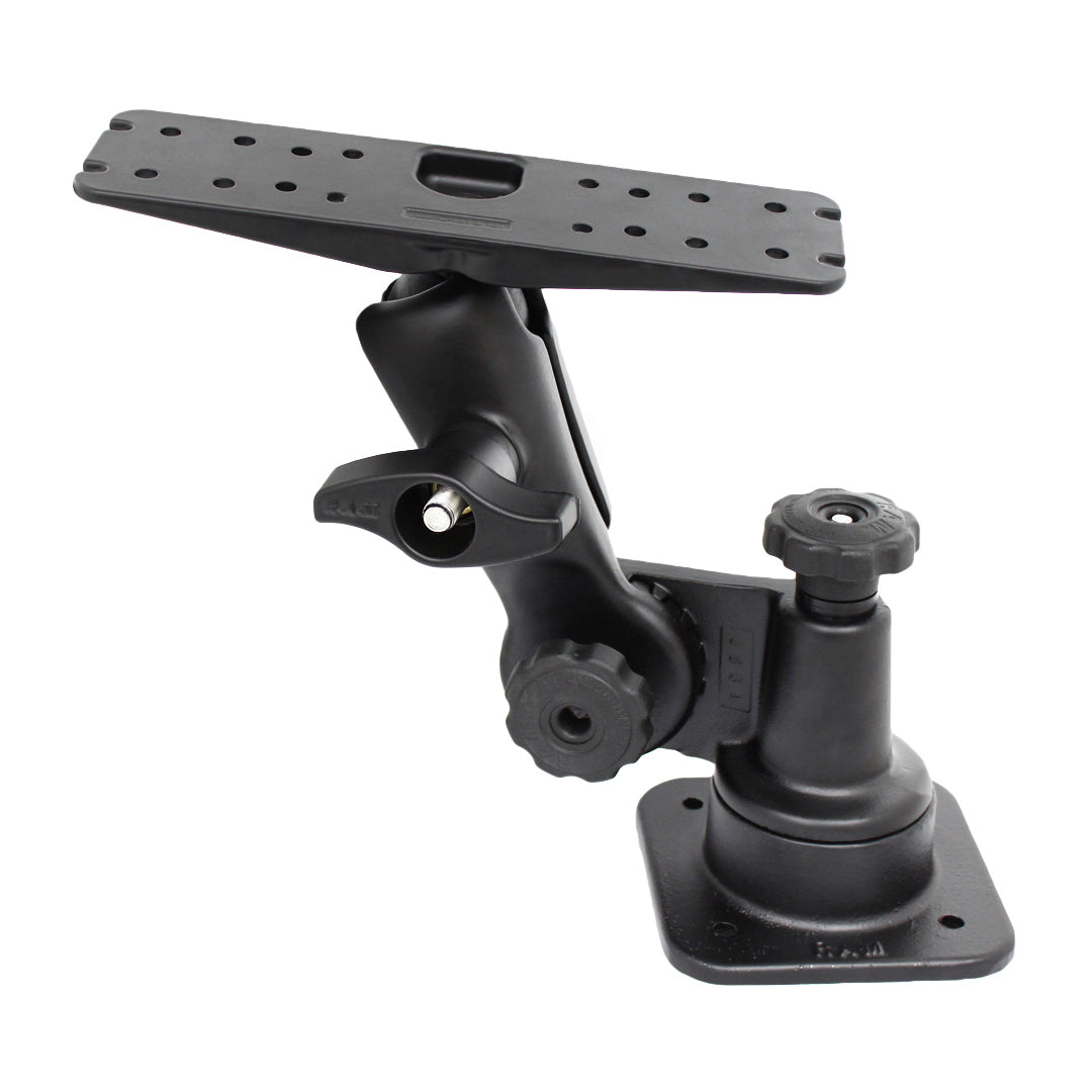 RAM Ratchet™ Horizontale Montage met Grote Elektronica Plaat - RAM Mounts RAM-D-162H-MC5 afbeelding 1