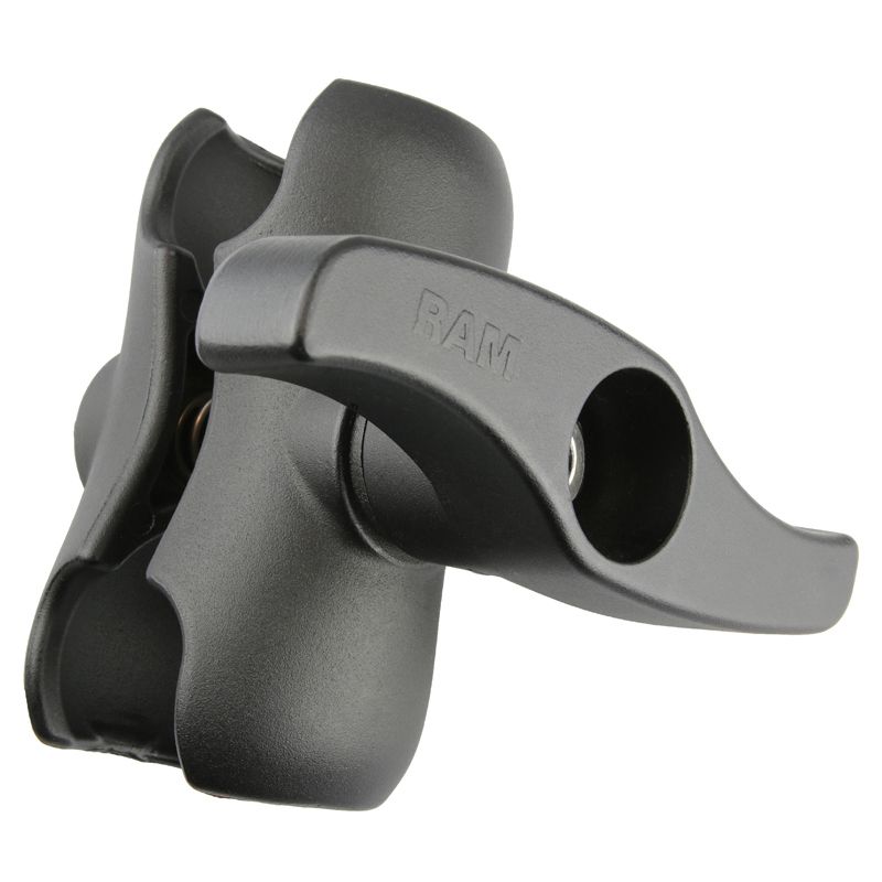 RAM Dubbele Socket Arm met Grote Knop - D Maat Kort - RAM Mounts RAM-D-201U-C-NEC2 afbeelding 1