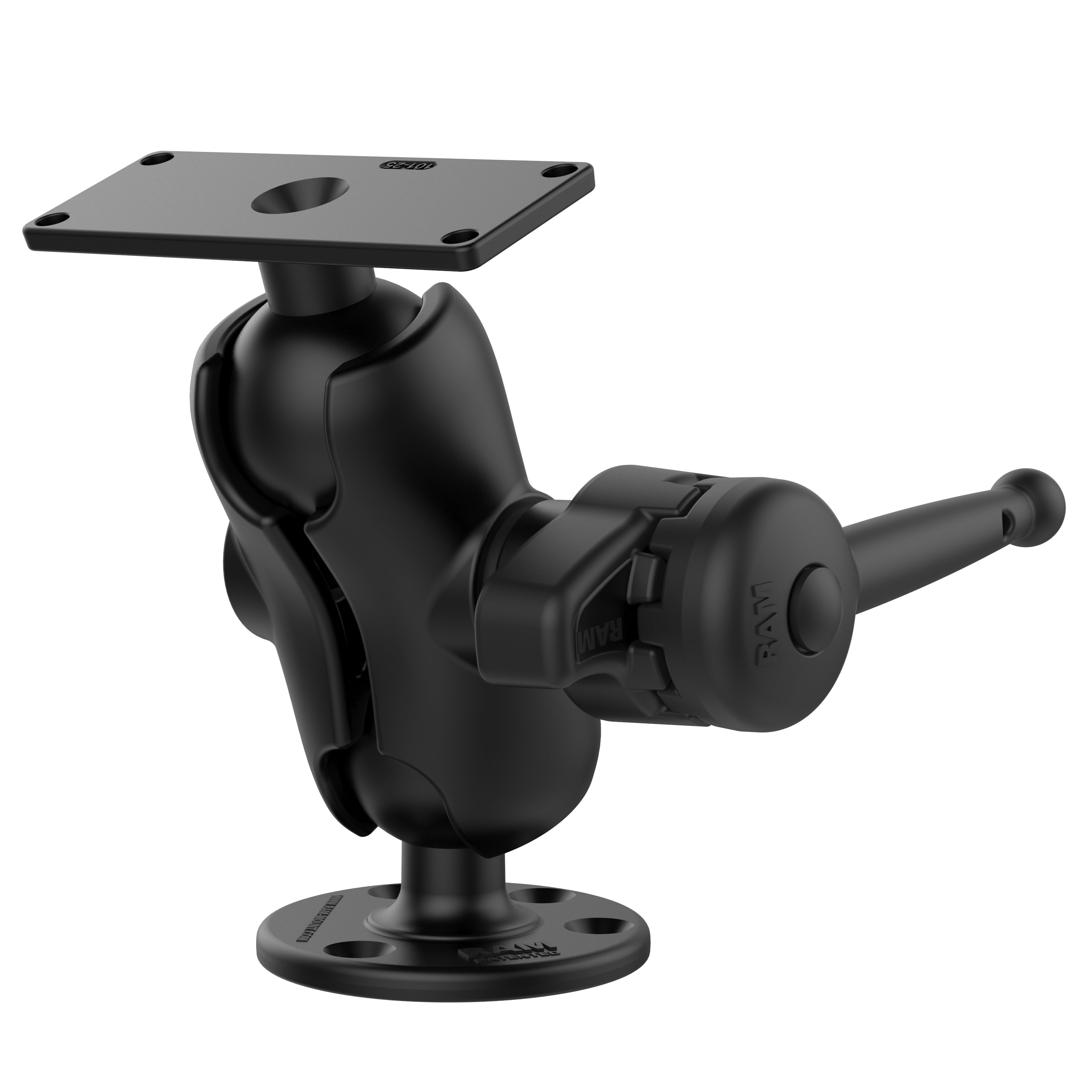 RAM Boring-down Bal Mount voor Humminbird Helix 8-15, XPLORE & Apex - RAM Mounts RAM-D-202-25-C-202-KNOB9HU afbeelding 3