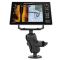 RAM doorndrukbare balbevestiging voor humminbird helix 8 10 xplore series - RAM Mounts RAM-D-202-25-C-202U