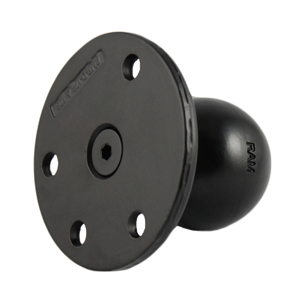 RAM Grote Ronde Plaat met Bal & Staal Versterkte Bout - D Maat - RAM Mounts RAM-D-202U-IN1 afbeelding 1