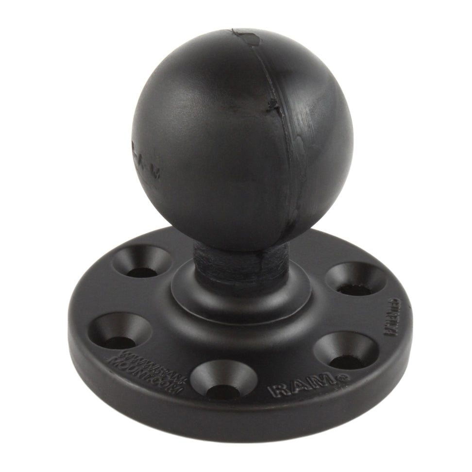 RAM grote ronde plaat met 6 gat patroon en bal d maat - RAM Mounts RAM-D-202U-SYM1