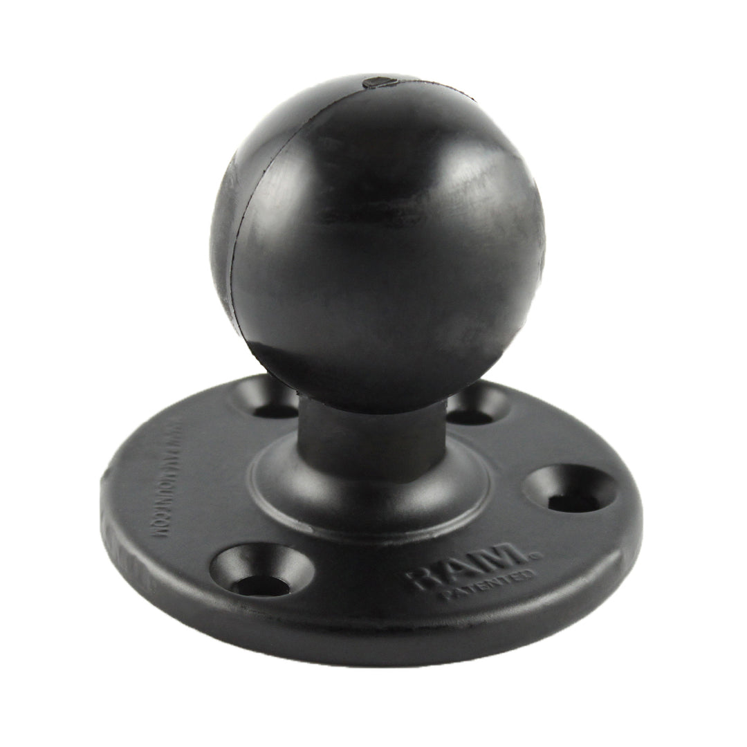 RAM Grote Ronde Plaat met Bal - D Maat - RAM Mounts RAM-D-202U afbeelding 1