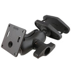 RAM 4 vierkante post klemhouderemet 75x75mm VESA plaat - RAM Mounts RAM-D-2461U-C-247-4