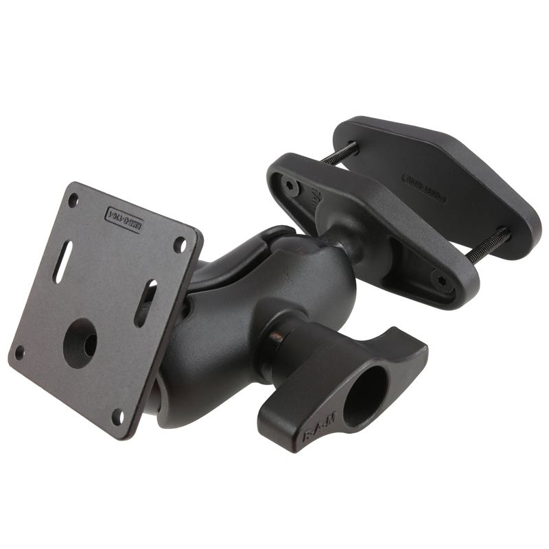 RAM 4" Vierkante Post Klemhouderemet 75x75mm VESA Plaat - RAM Mounts RAM-D-2461U-C-247-4 afbeelding 1
