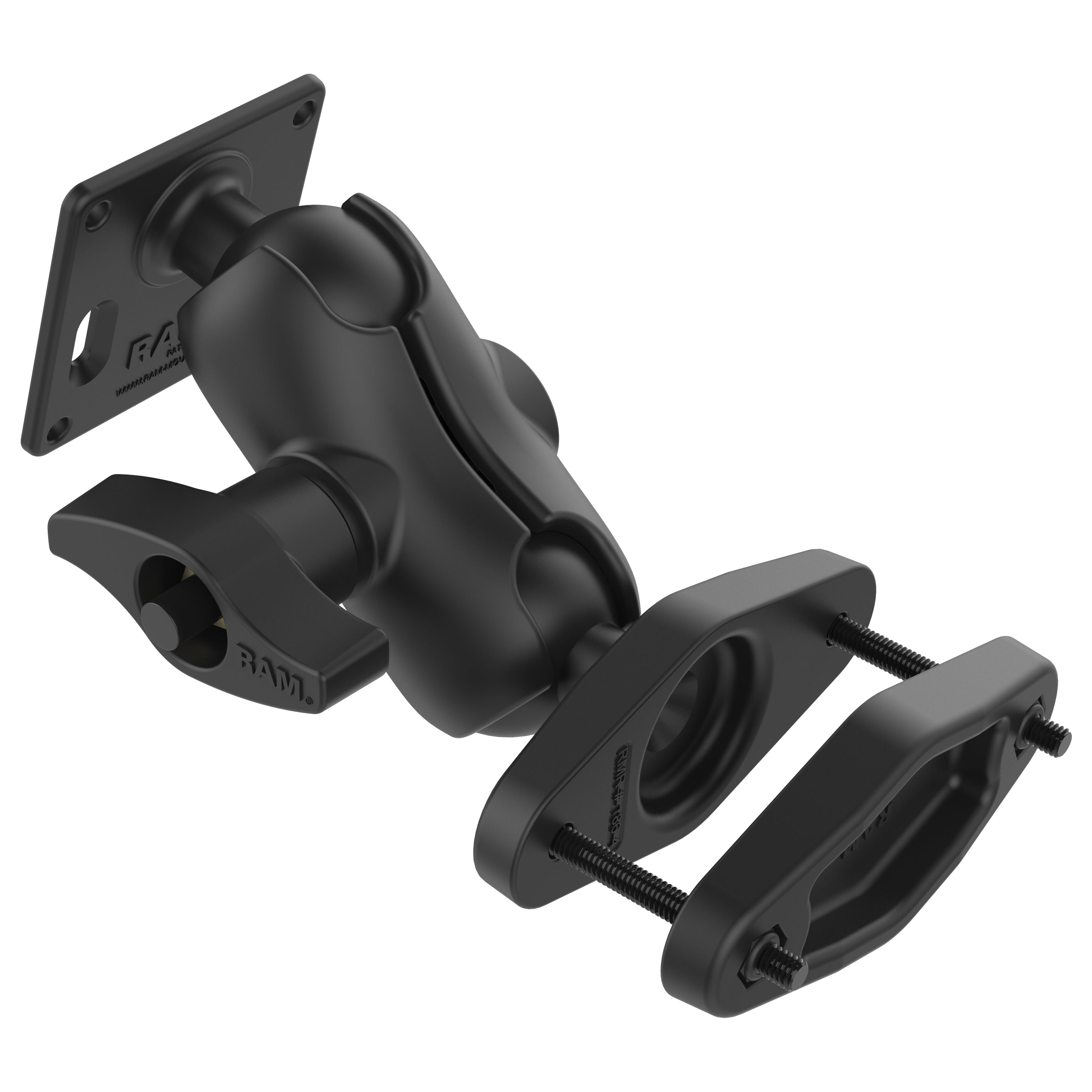 RAM 4" Vierkante Post Klemhouderemet 75x75mm VESA Plaat - RAM Mounts RAM-D-2461U-C-247-4 afbeelding 2