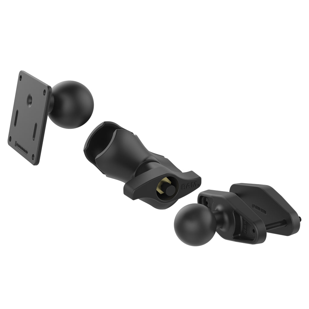 RAM 4" Vierkante Post Klemhouderemet 75x75mm VESA Plaat - RAM Mounts RAM-D-2461U-C-247-4 afbeelding 3