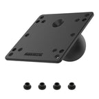 RAM dubbele balbevestiging met 100x100mm VESA-plaat en 50x100mm VESA-plaat - RAM Mounts RAM-D-101-ID2U afbeelding 4