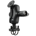RAM dubbele u bout rail montage met ronde amps plaat - RAM Mounts RAM-D-254-C-235U