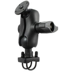 RAM Dubbele U-Bout Rail Montage met Ronde AMPS Plaat - RAM Mounts RAM-D-254-C-235U afbeelding 1