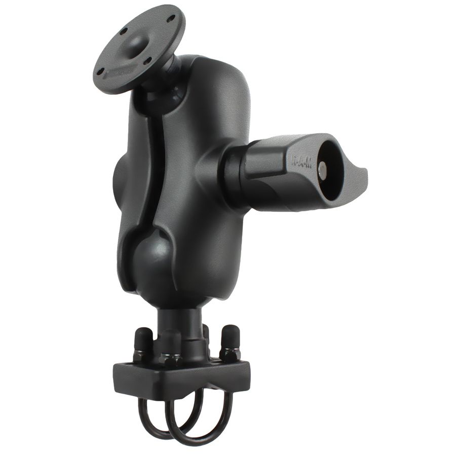 RAM Dubbele U-Bout Rail Montage met Ronde AMPS Plaat - RAM Mounts RAM-D-254-C-235U afbeelding 1