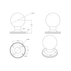 RAM Ronde AMPS Plaat met Bal - RAM Mounts RAM-D-254U afbeelding 2