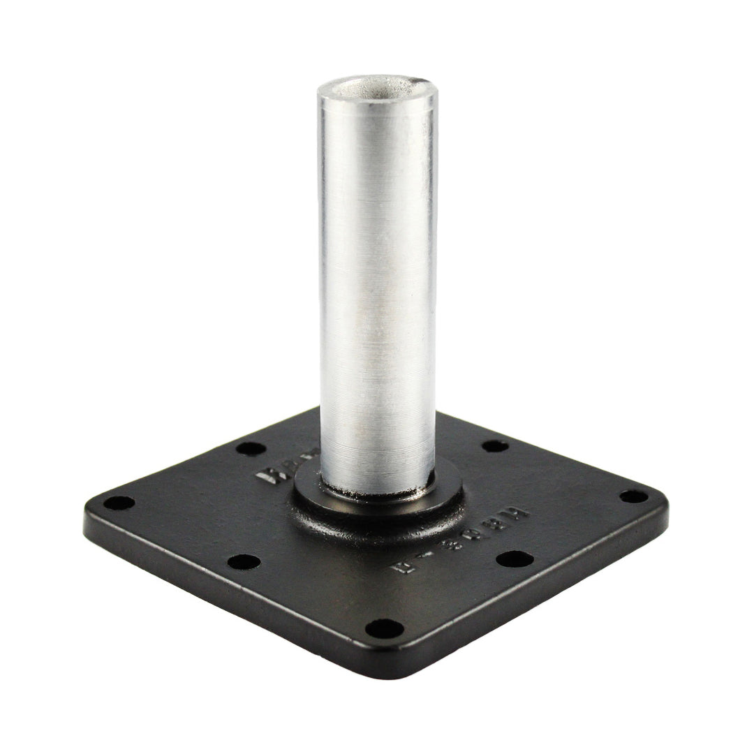 RAM 1" NPT-post met Horizontale Basis - RAM Mounts RAM-D-304B-HP afbeelding 1