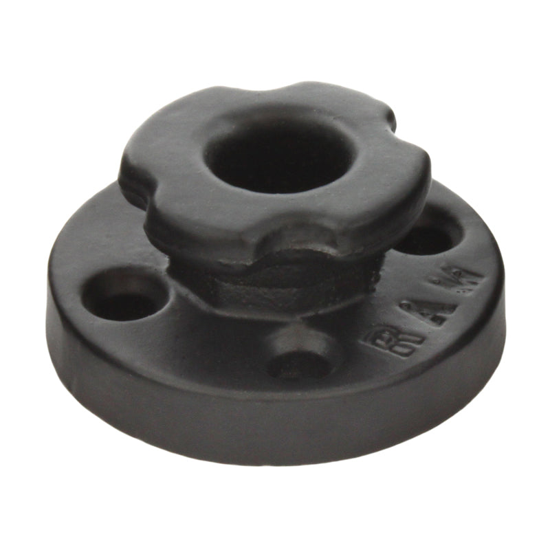 RAM ronde basis adapter met grote aluminium octagon knop - RAM Mounts RAM-D-324-OFU