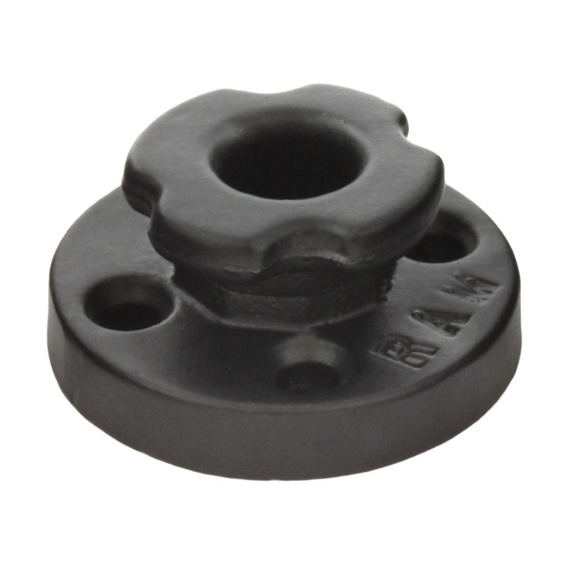 RAM Ronde Basis Adapter met Grote Aluminium Octagon Knop - RAM Mounts RAM-D-324-OFU afbeelding 1