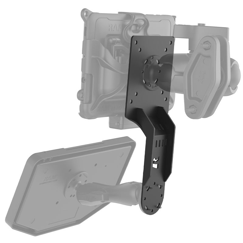 RAM Zwaar uitgevoerde lange accessoire-/displaybeugel - RAM Mounts RAM-DIS-103-2AU afbeelding 2