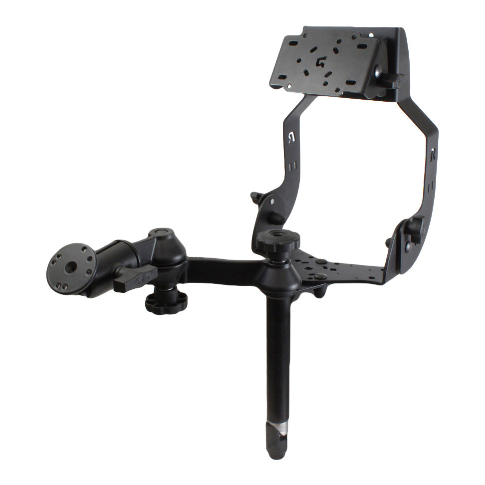 RAM mdt displaybevestiging met dubbele zwenarm en 8 bovenste paal - RAM Mounts RAM-DIS-MDT1-8-SW2