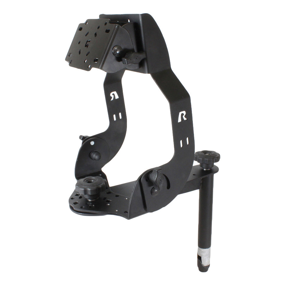 RAM mdt display mount met lange flens en 8 bovenste paal - RAM Mounts RAM-DIS-MDT2-8