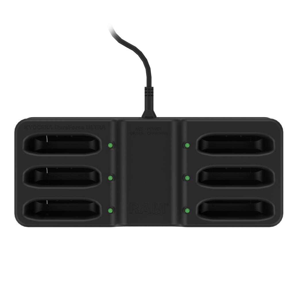 RAM 6-poorts Oplaadstation voor Kyocera DuraForce Ultra 5G E7110 - RAM Mounts RAM-DOCK-6G-KYO1PU afbeelding 2