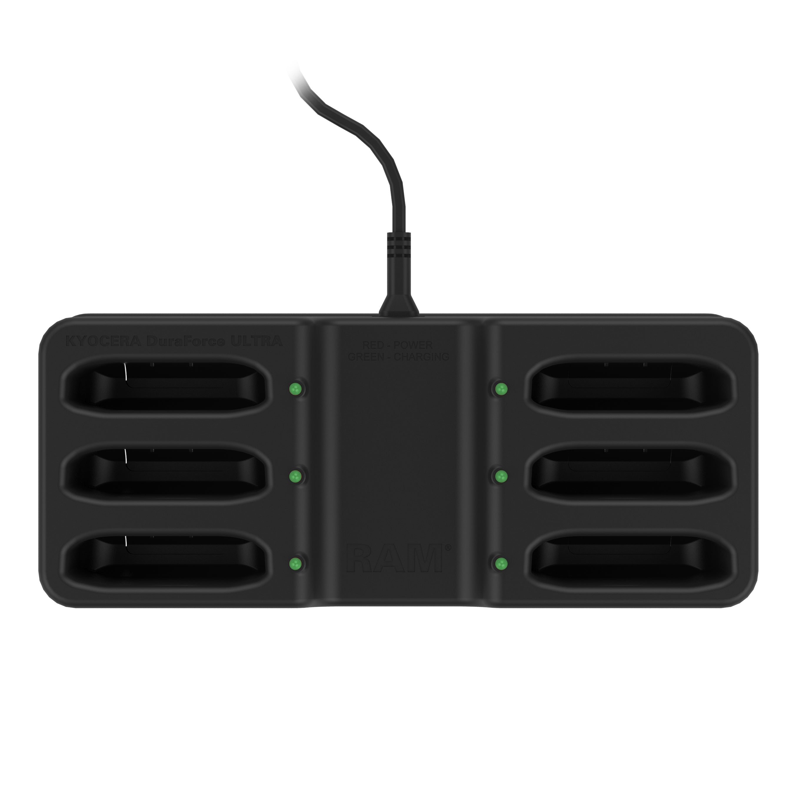 RAM 6-poorts Oplaadstation voor Kyocera DuraForce Ultra 5G E7110 - RAM Mounts RAM-DOCK-6G-KYO1PU afbeelding 2