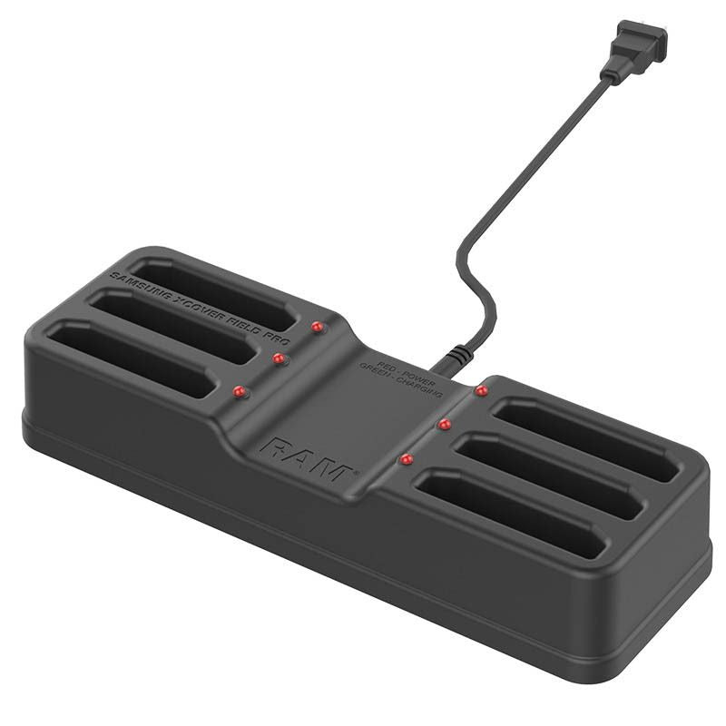 RAM 6-poorts Oplaadstation voor Samsung XCover FieldPro - RAM Mounts RAM-DOCK-6G-SAM72PU afbeelding 2