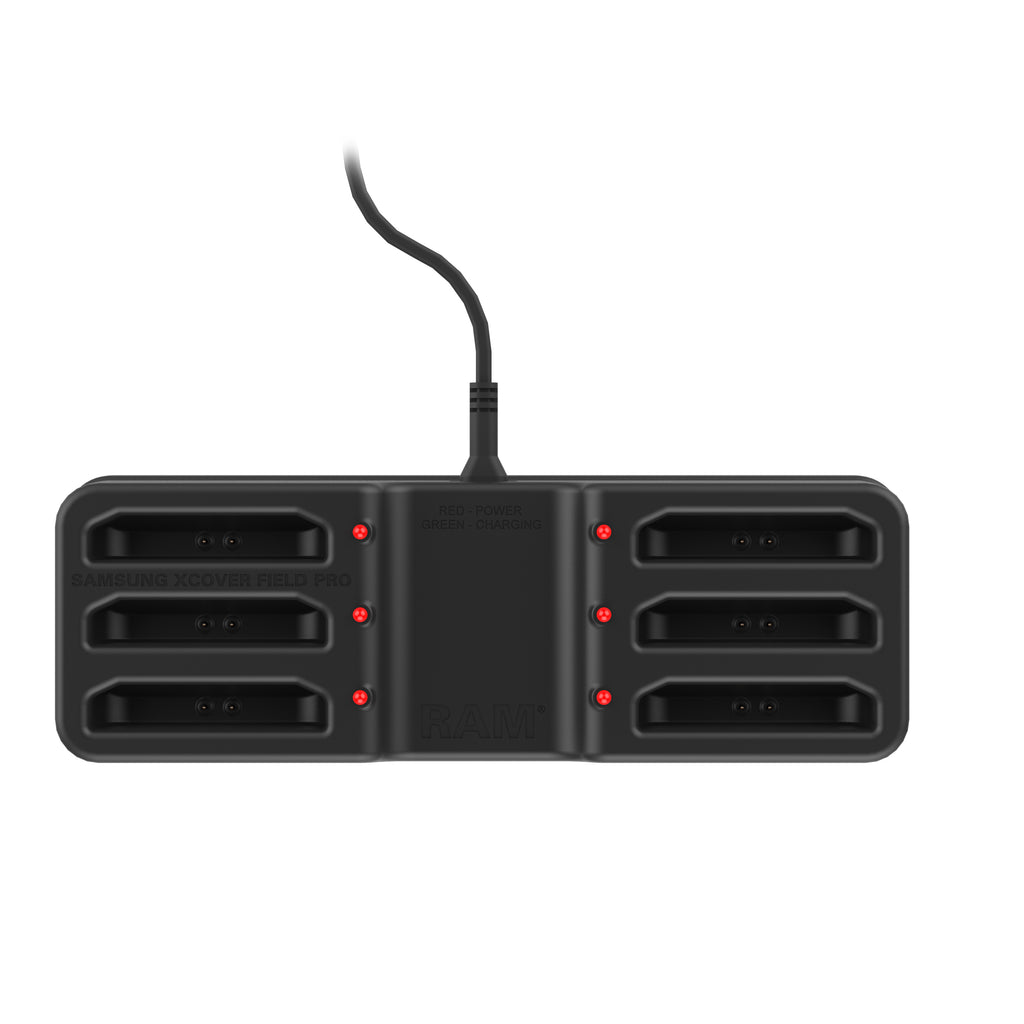 RAM 6-poorts Oplaadstation voor Samsung XCover FieldPro - RAM Mounts RAM-DOCK-6G-SAM72PU afbeelding 3