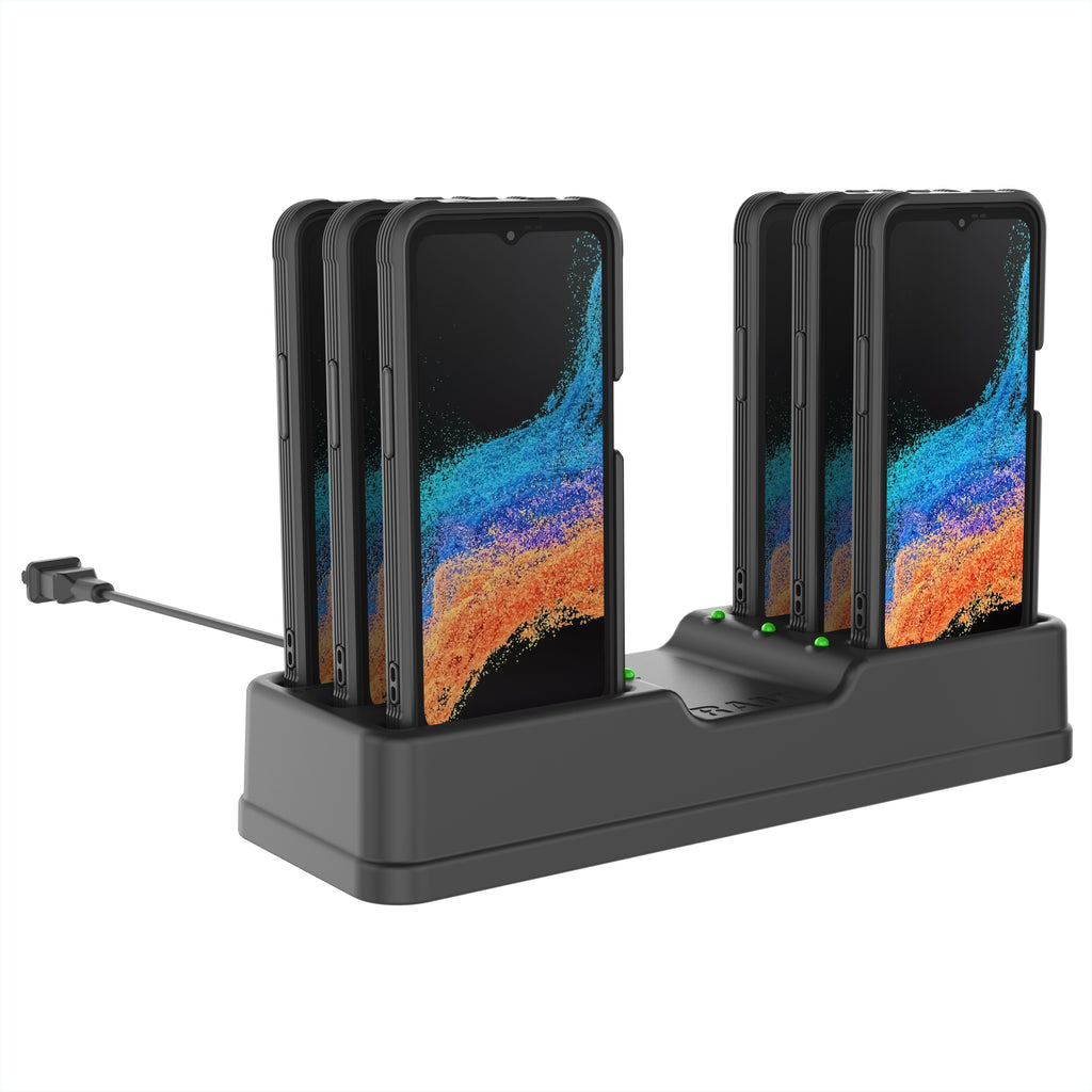 RAM 6 poortsdock voor XCOVER7 7 pro 6 pro met oem of RAM skin - RAM Mounts RAM-DOCK-6G-SAM84CPU