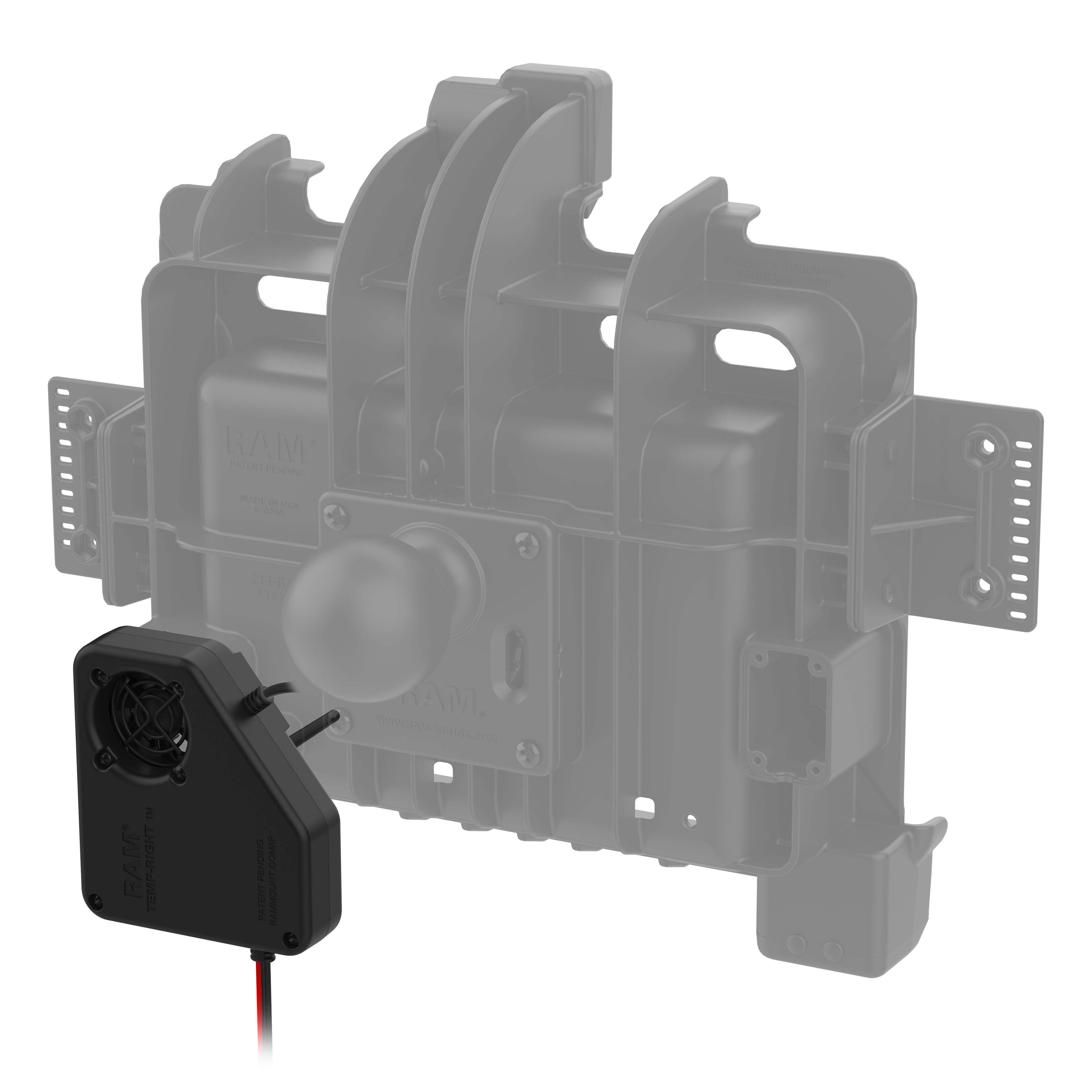 RAM Temp-Right™ Dock Verwarming Module voor Zebra ET8x 2-in-1 Tablet - RAM Mounts RAM-DOCK-HEATER1-AU afbeelding 2