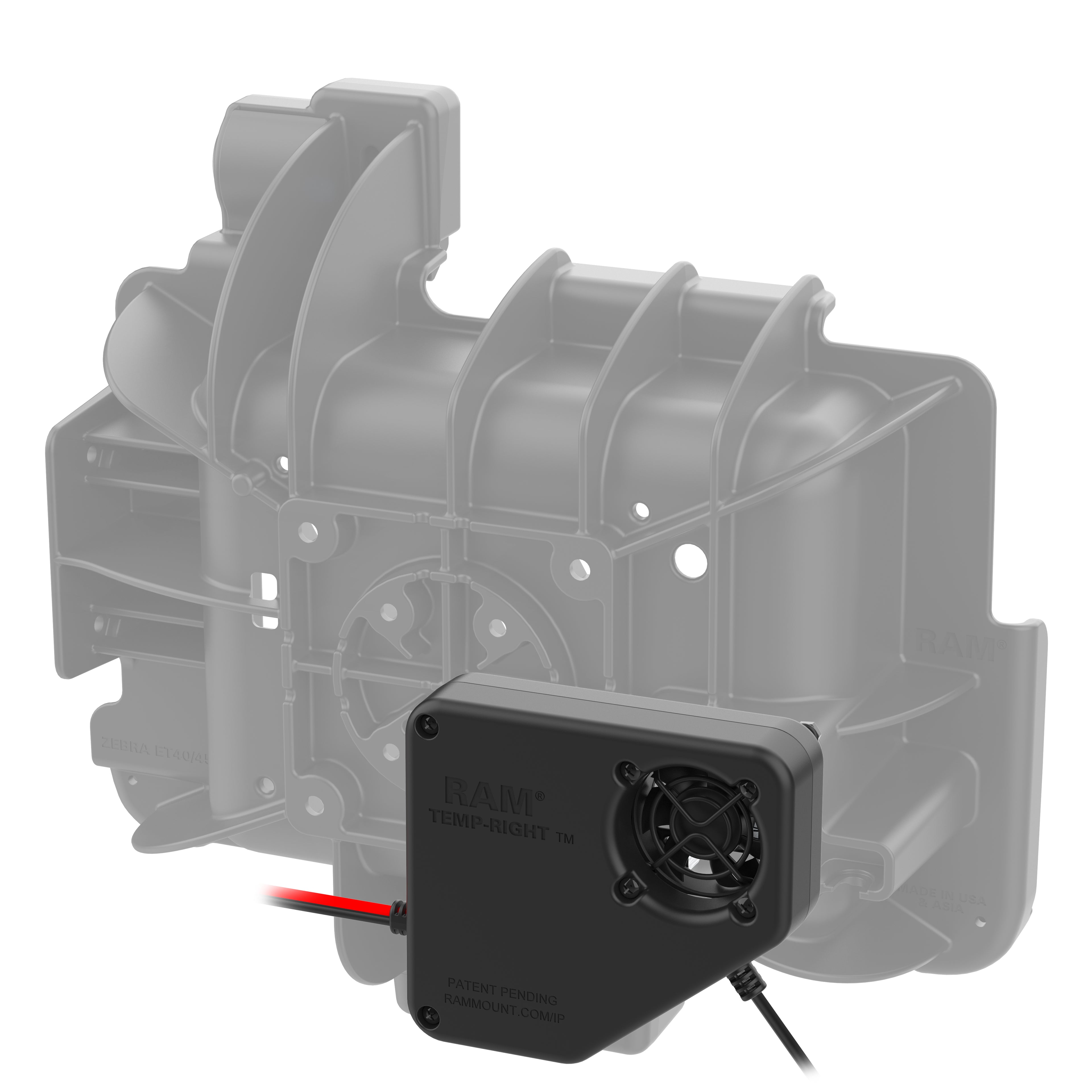 RAM Temp-Right™ Dock Verwarming Module voor Zebra ET4x - RAM Mounts RAM-DOCK-HEATER1-DU afbeelding 2