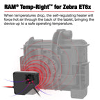 RAM Temp-Right™ Dock Verwarmingsmodule voor Zebra ET6x & Getac ZX10 - RAM Mounts RAM-DOCK-HEATER1-EU afbeelding 4