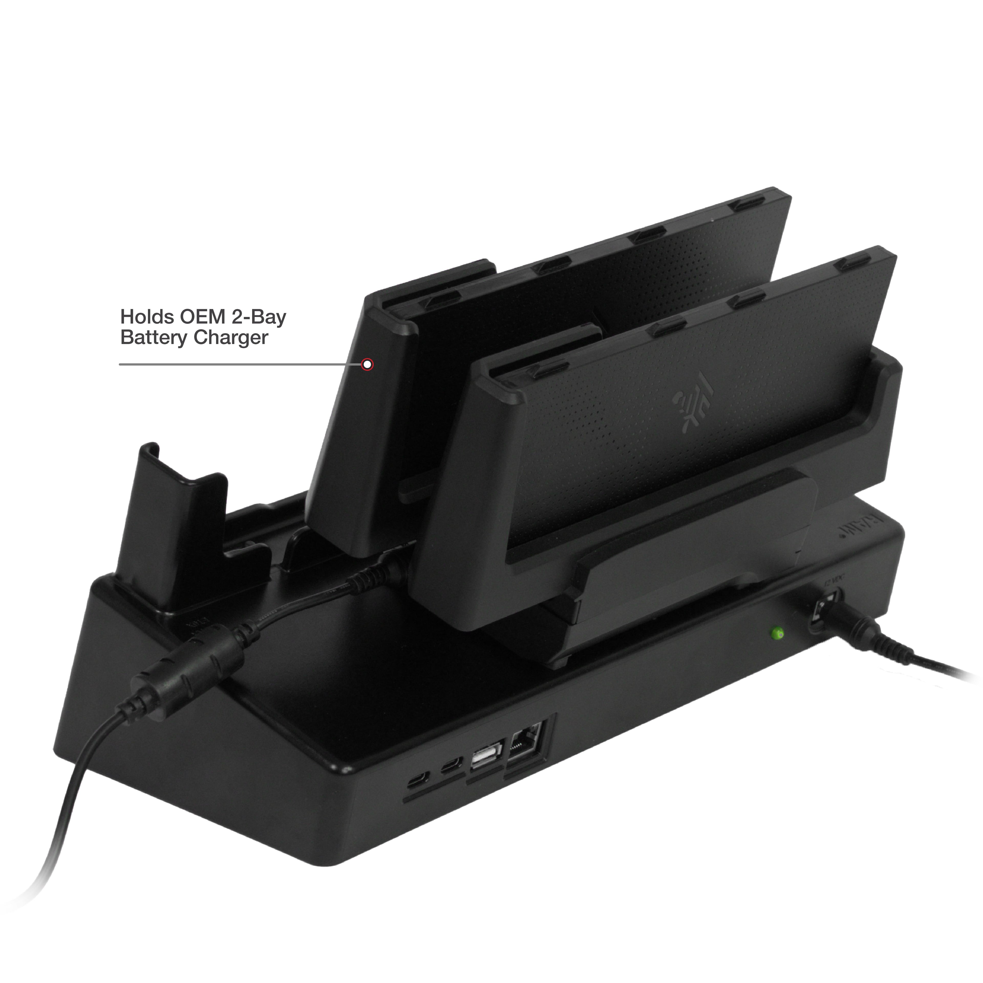 RAM Desktop Dock voor Zebra ET6x met USB- & RJ45-ondersteuning - RAM Mounts RAM-DOCK-ZE25U afbeelding 5