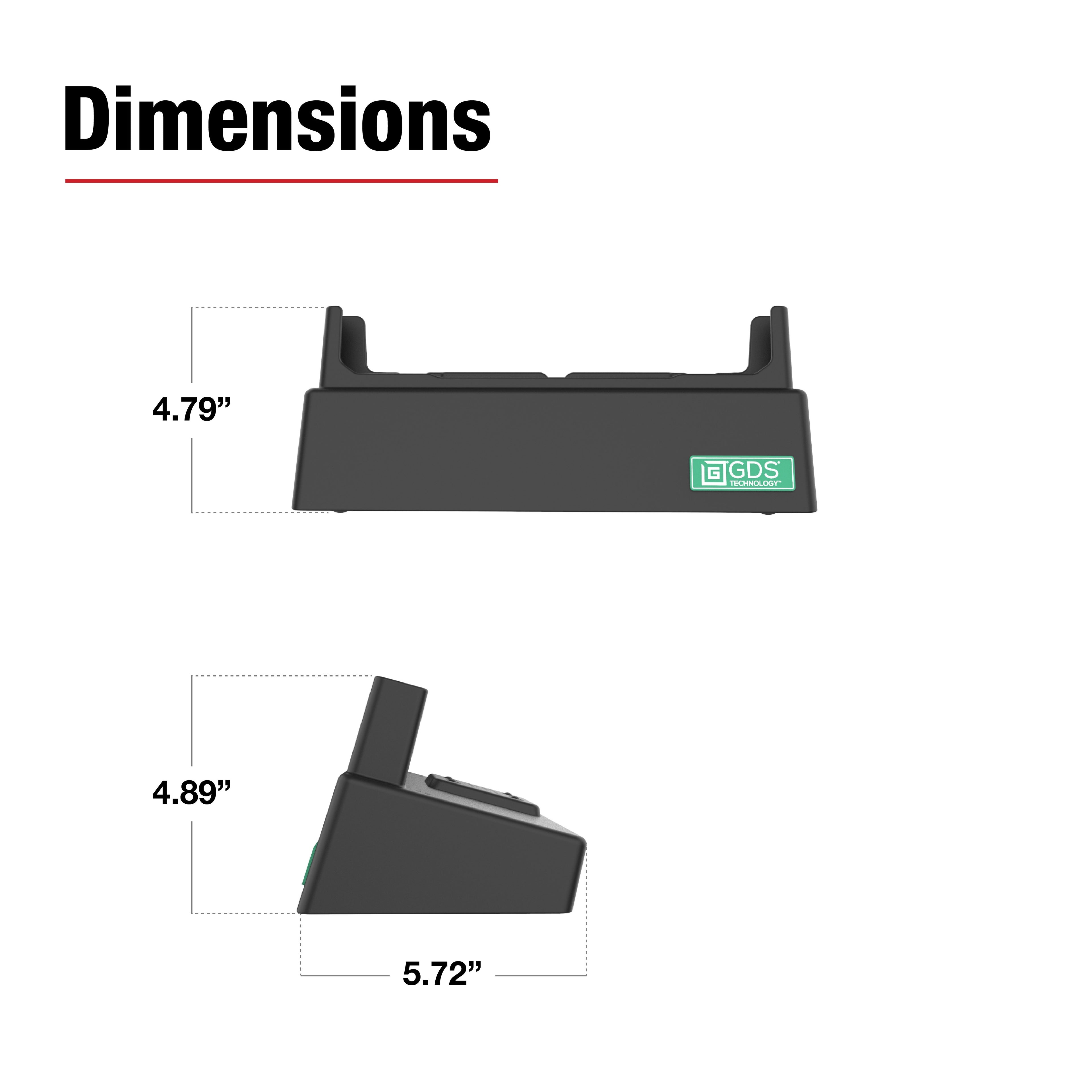 RAM Desktop Dock voor Zebra ET6x met USB- & RJ45-ondersteuning - RAM Mounts RAM-DOCK-ZE25U afbeelding 6
