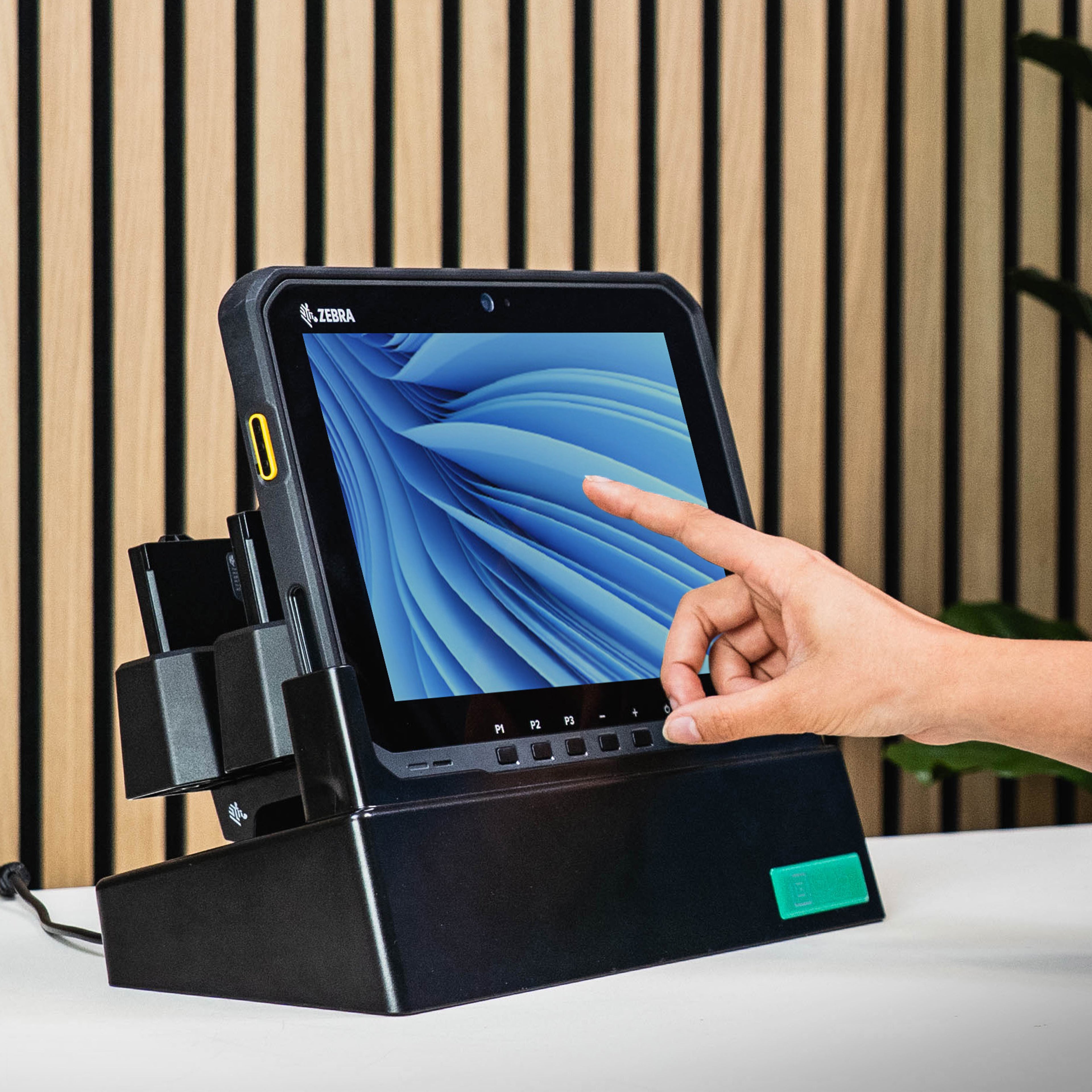 RAM Desktop Dock voor Zebra ET6x met USB- & RJ45-ondersteuning - RAM Mounts RAM-DOCK-ZE25U afbeelding 8