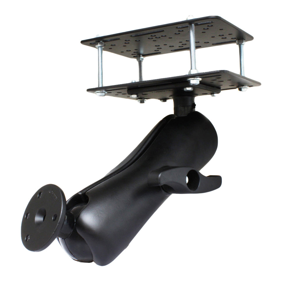 RAM vorkheftruck boven beveiliging dubbele bal montage en grote ronde plaat - RAM Mounts RAM-E-101-335