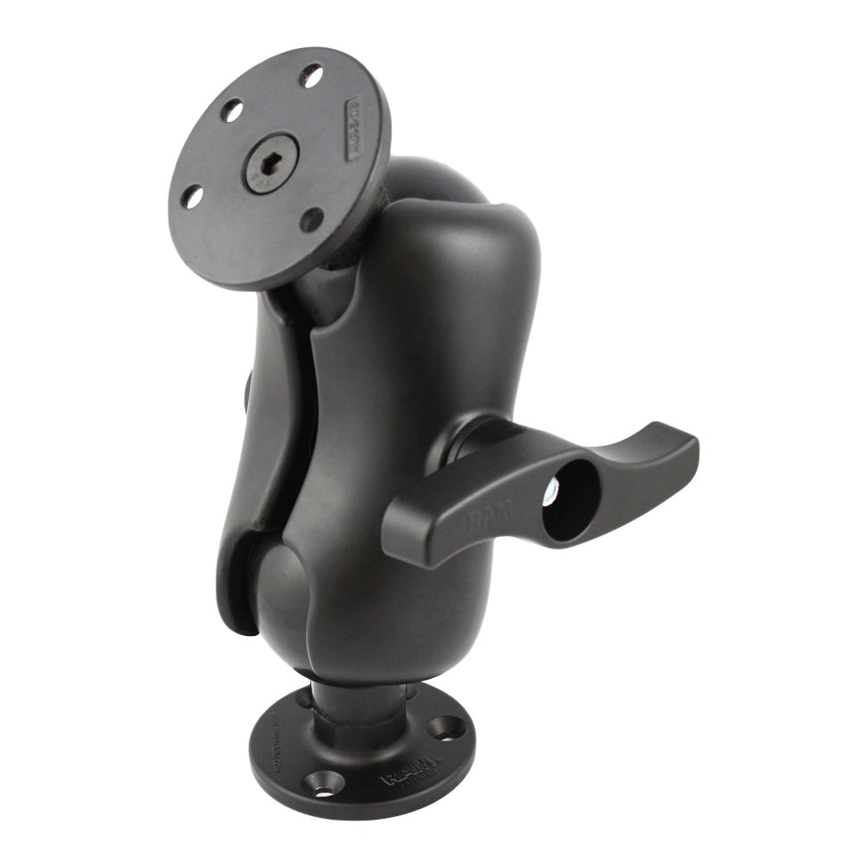 RAM dubbele bal montage met versterkte ronde platen e maat kort - RAM Mounts RAM-E-101U-D-IN1