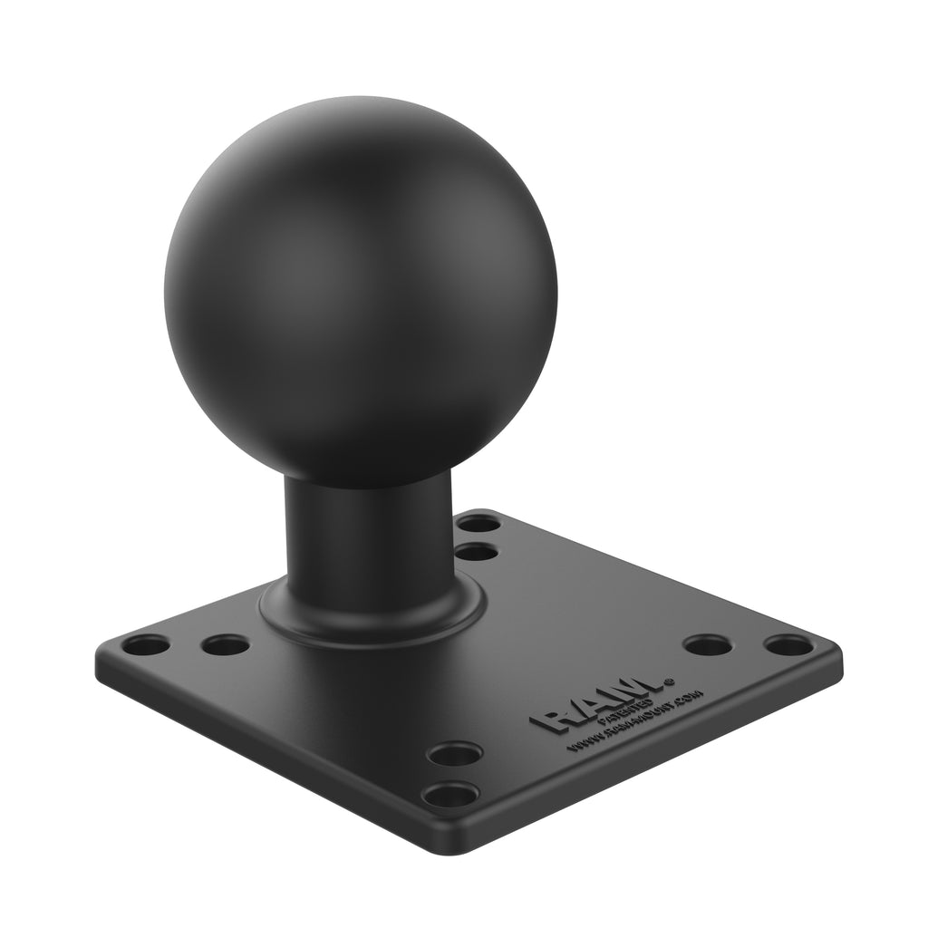 RAM Staal Versterkte 100x100mm VESA Plaat met Bal - E Maat - RAM Mounts RAM-E-246U-IN1 afbeelding 2