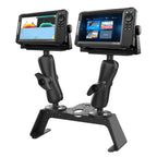 RAM Visvinder Dekset met Dubbele Maritieme Elektronische Montage - RAM Mounts RAM-FF1-D-115-2 afbeelding 1