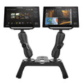 RAM visvinder dekset met dubbele humminbird helix 8 10 xplore montage - RAM Mounts RAM-FF1-D-202-25-202-2